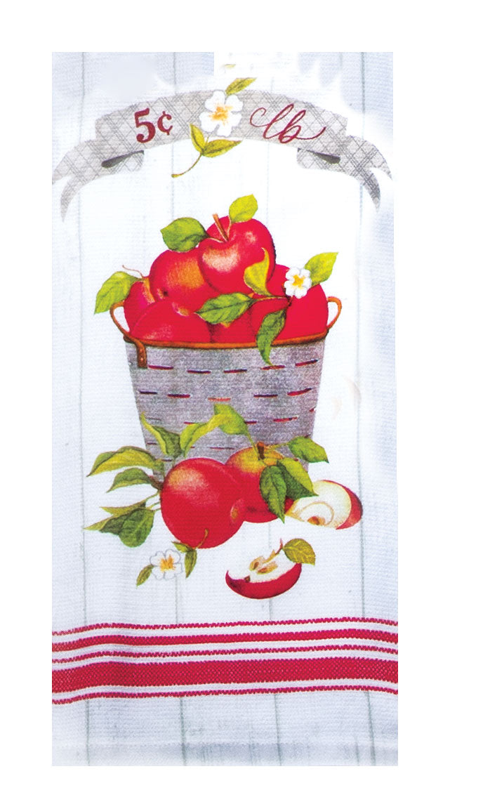 Apple Orchard Bucket Dual Purpose Towel