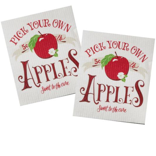 Apple Orchard 2PK Swedish Fun Cloths