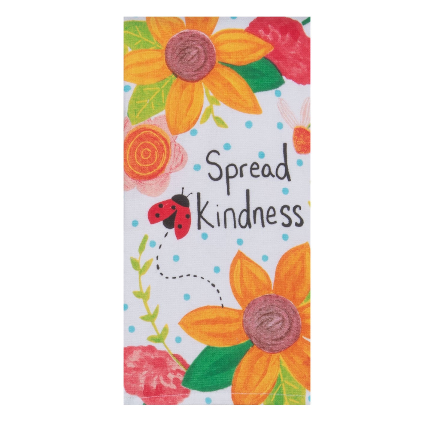 Summer Fun Spread Kindness Dual Purpose Terry Towel