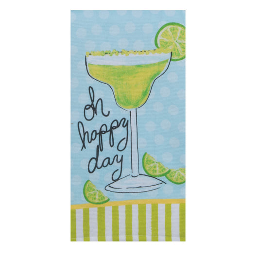 Summer Fun Happy Margarita Dual Purpose Terry Towel