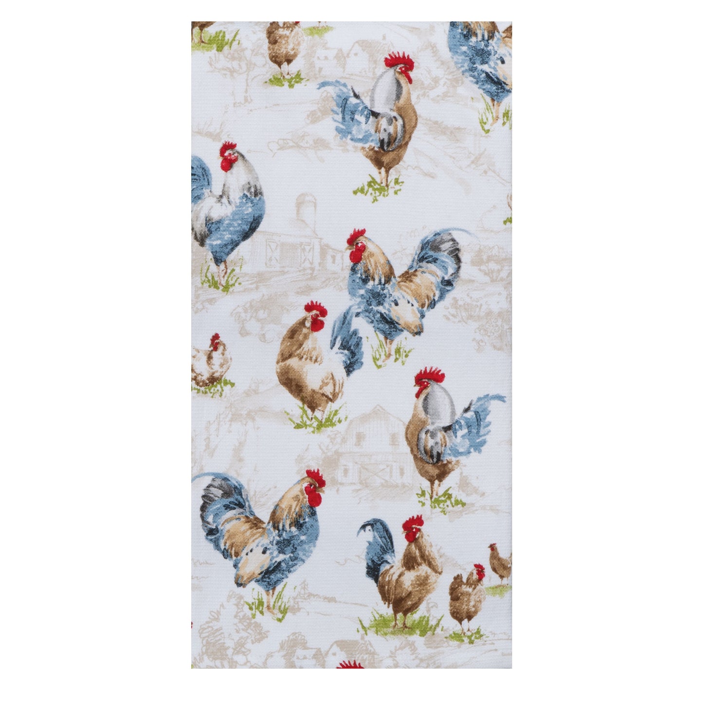 Countryside Rooster Dual Purpose Terry Towel