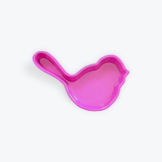Nora Fleming Melamine Pink Bird
