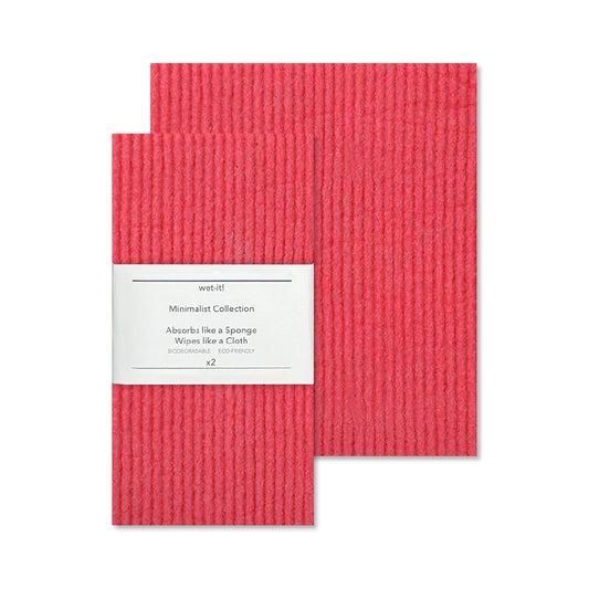 Wet-It - Pantone 186 Bright Red / 2 Pk  Swedish Cloth