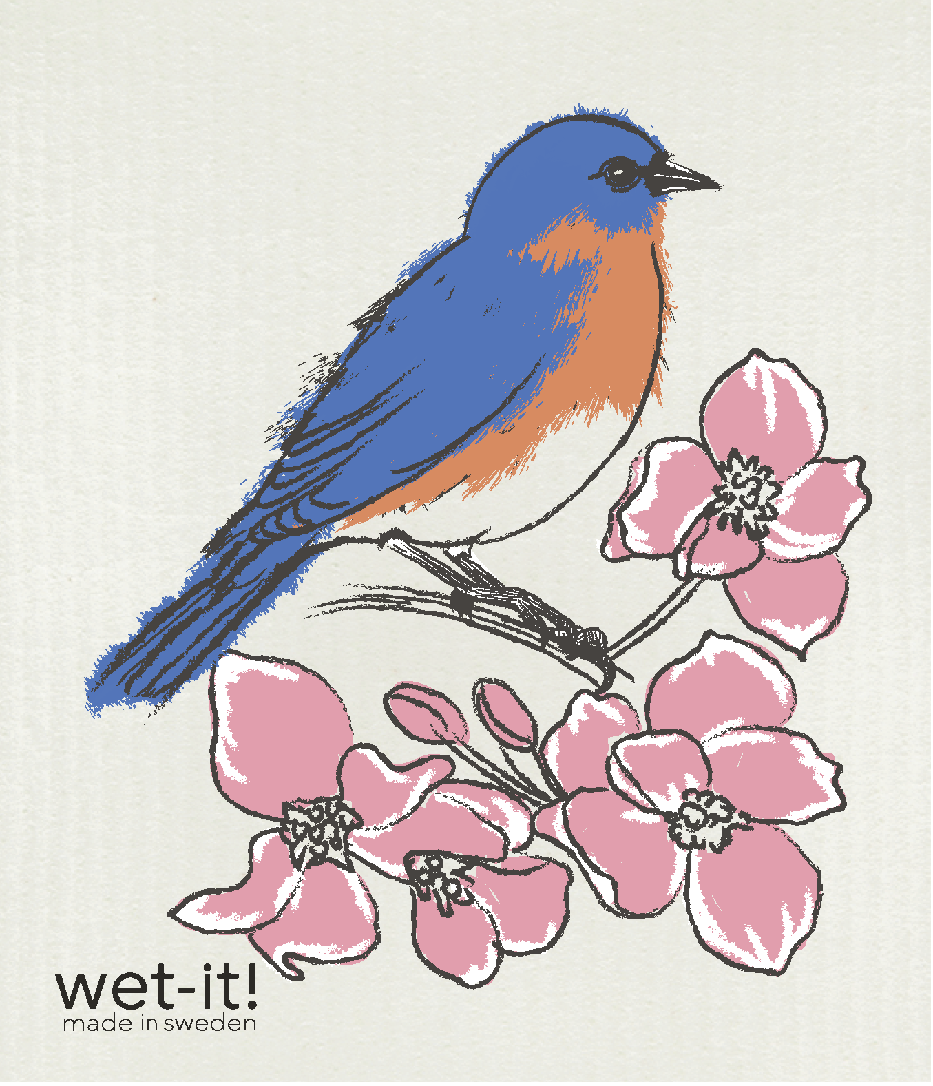 Wet-It Eastern Bluebird Swedish Cloth