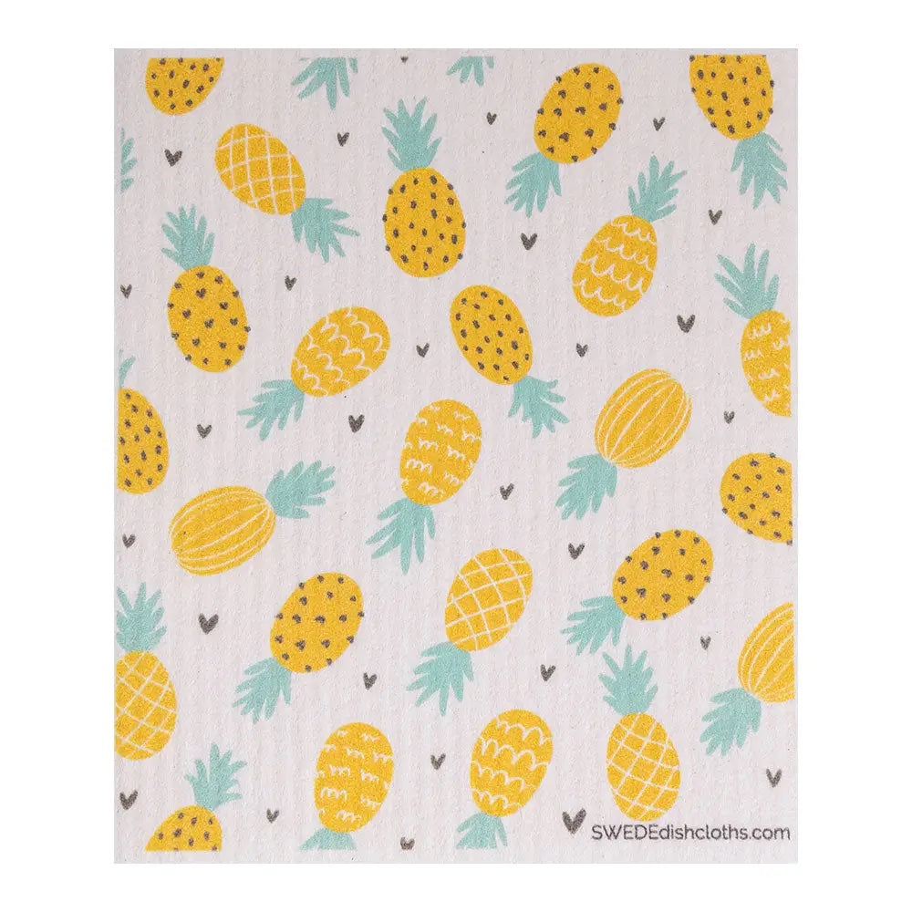 SWEDEdishcloth - Pineapple Collage