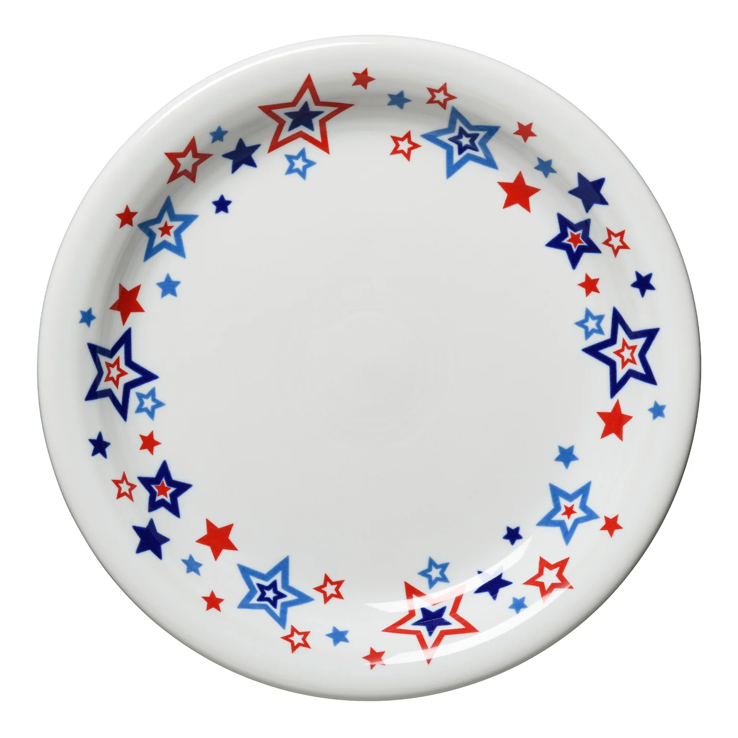 Fiesta® Appetizer Plate  - Americana Stars