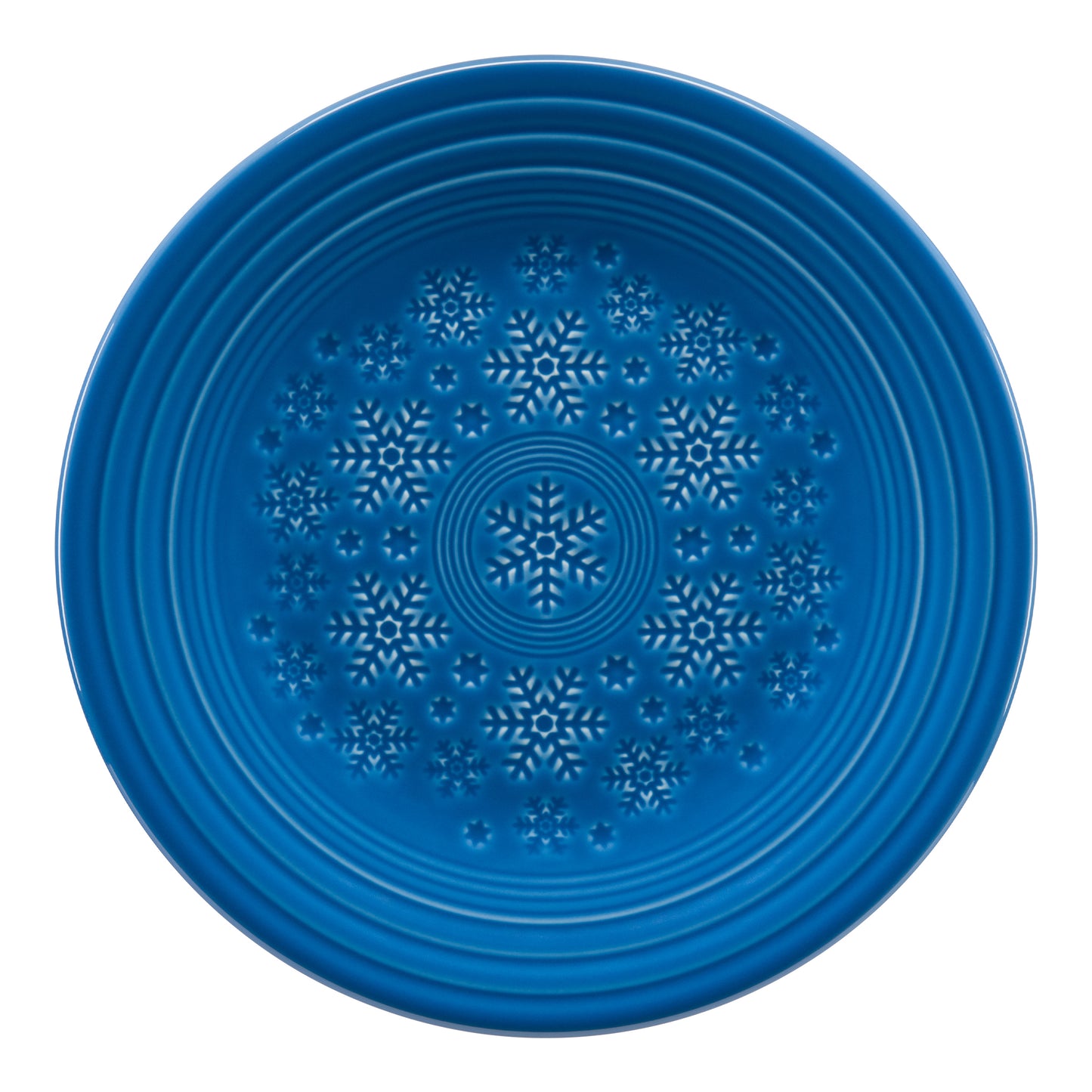 Fiesta® Embossed Snowflake Plate