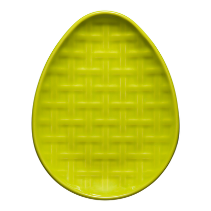 Fiesta® Embossed Egg Plate