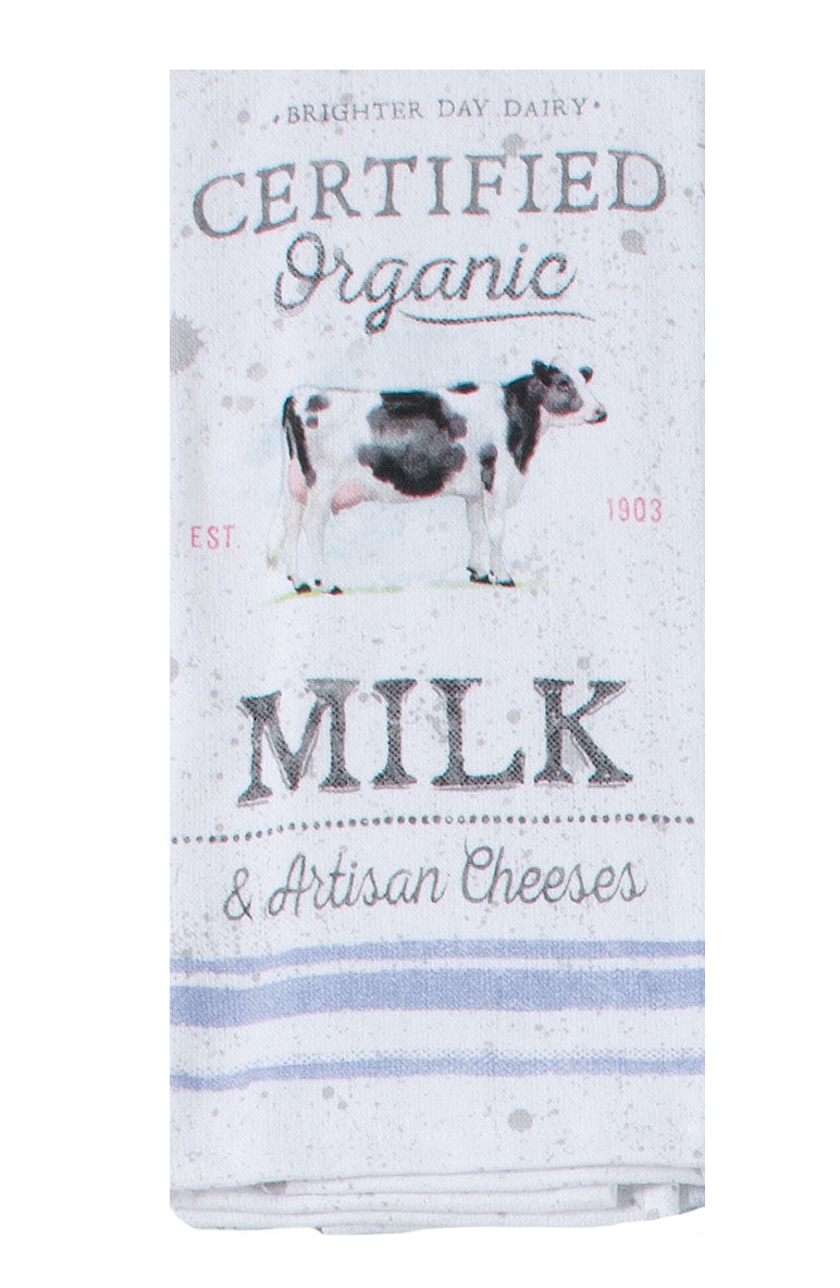 Local Market Organic Milk Dual Purpose Terry Towel