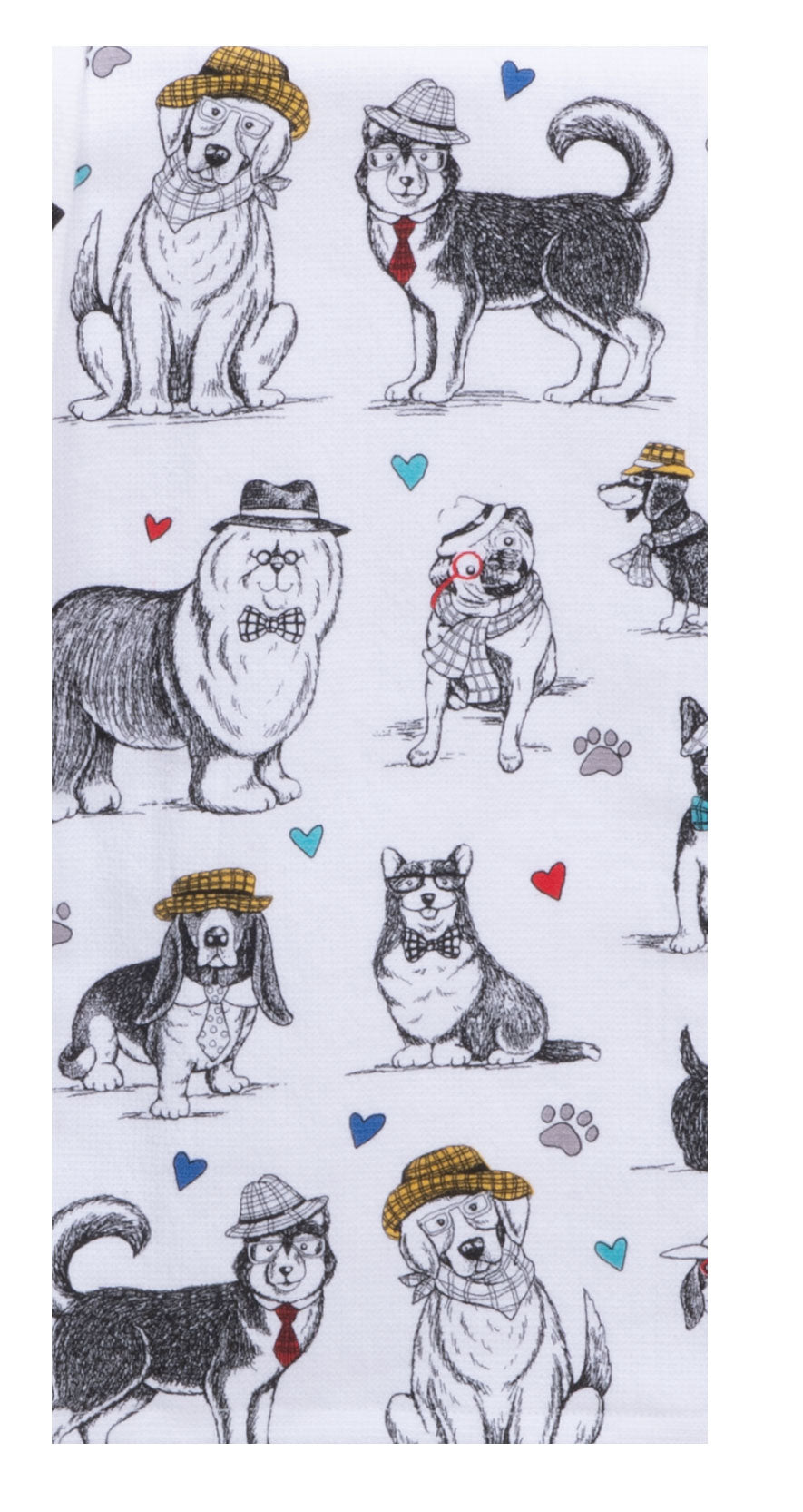 Dog All Over Dual Purpose Terry Towel
