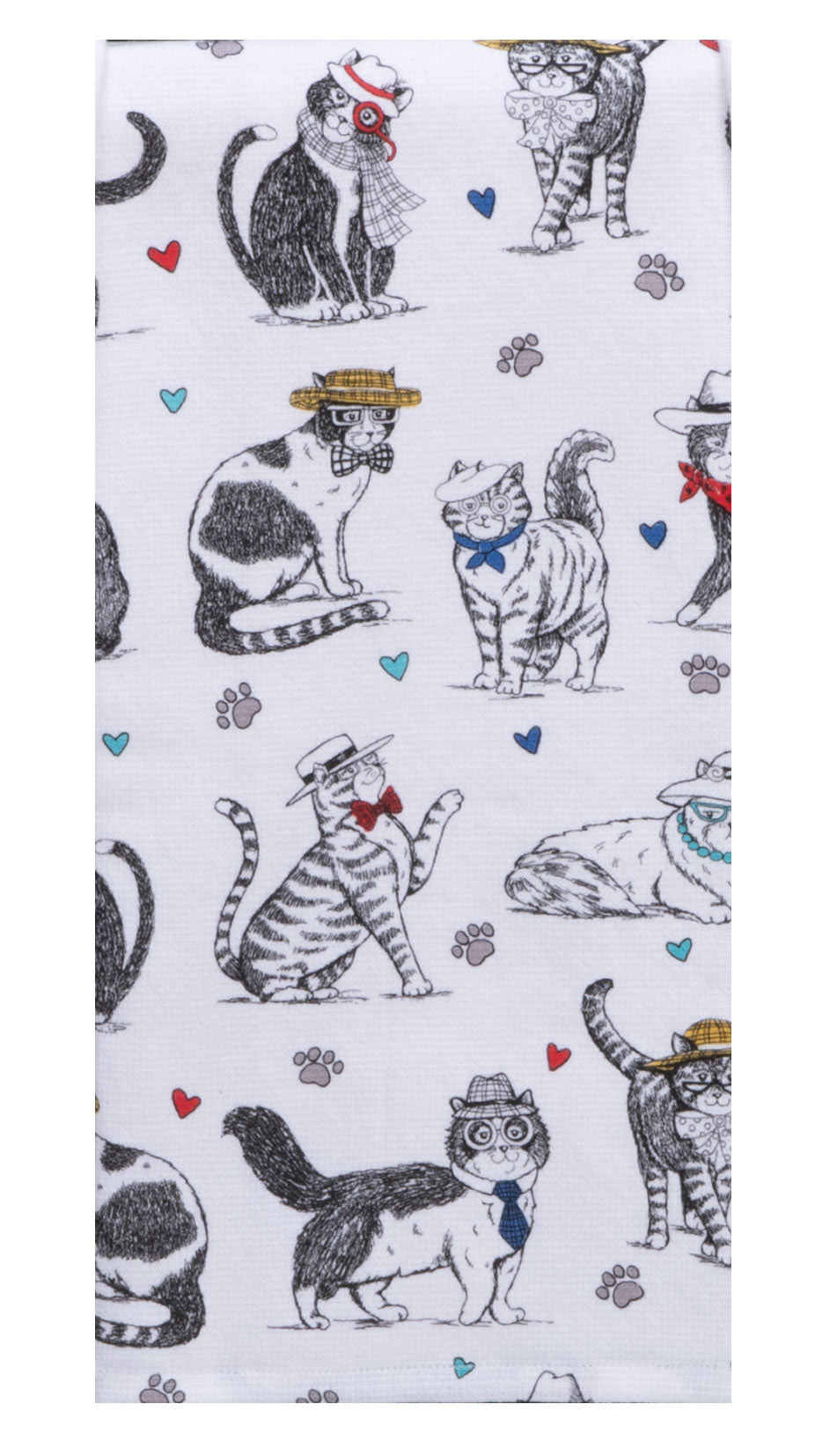 Cat Toss All-Over Dual Purpose Terry Towel