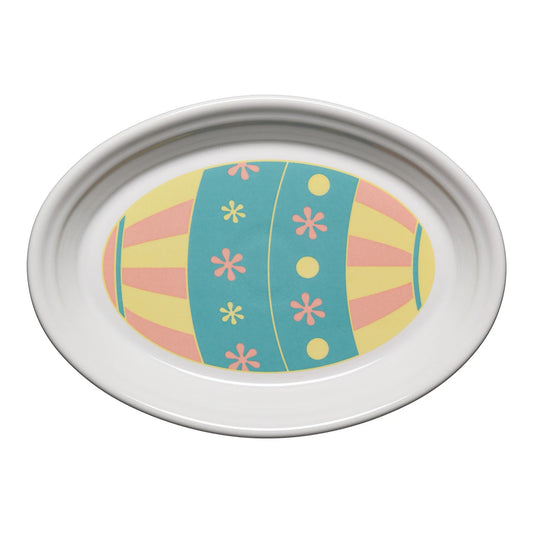 Easter Egg Turquoise Small Platter